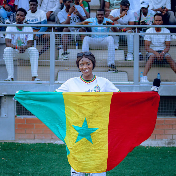 GHANA NYLON PRINT FLAG - 3x5