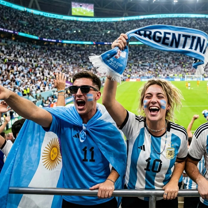 ARGENTINA NYLON PRINT FLAG - 3x5