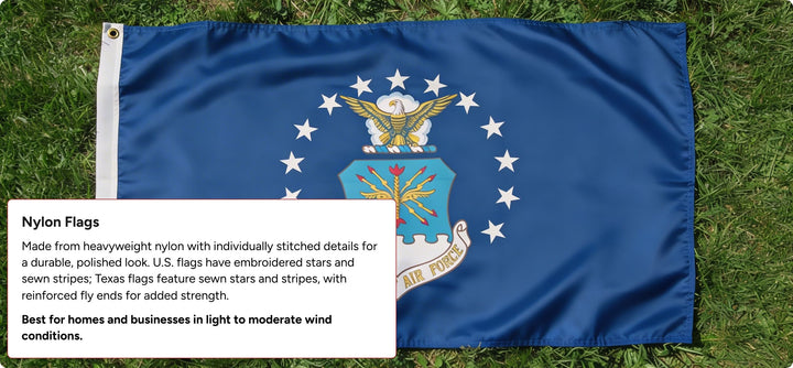 US Air Force Flags – Outdoor Nylon – Made In USA