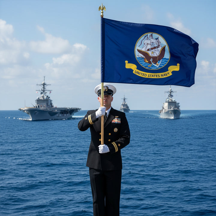 US Navy Flags – Outdoor Nylon – Made In USA