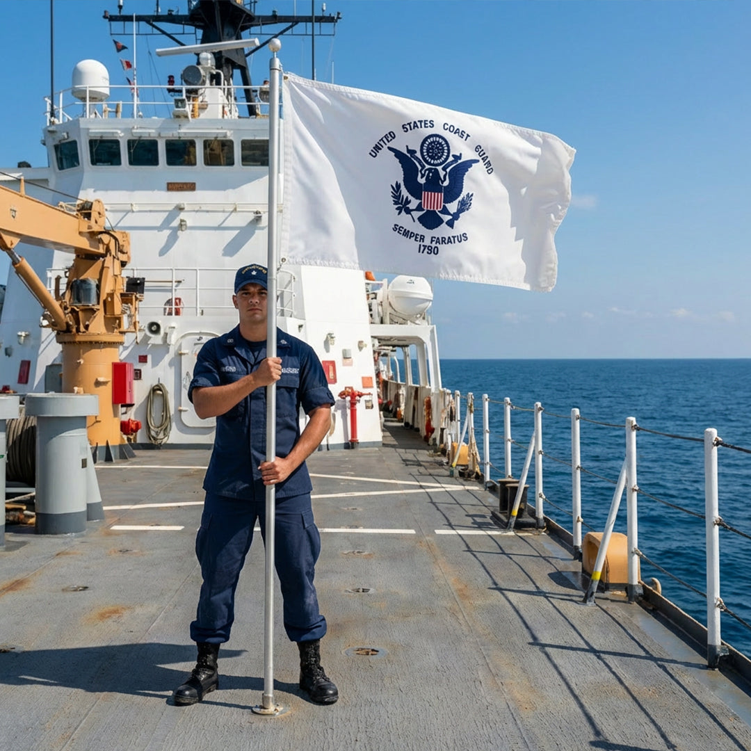 US Coast Guard Flags – Outdoor Nylon – Made In USA