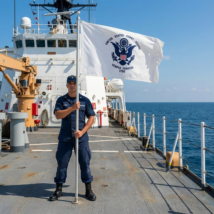 US Coast Guard Flags – Outdoor Nylon – Made In USA