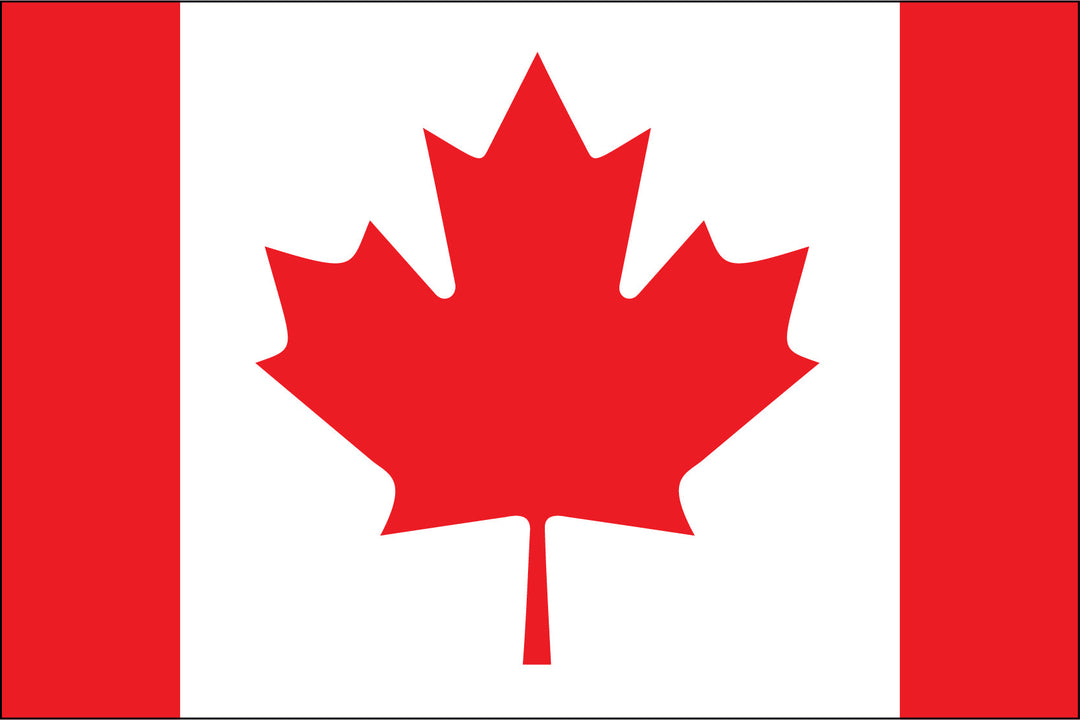 CANADA NYLON PRINT FLAG - 3x5