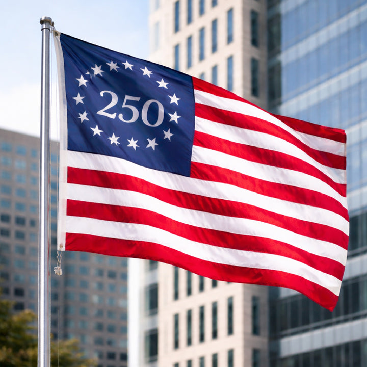 America 250 Betsy Ross Flags – Outdoor Nylon – Made In USA