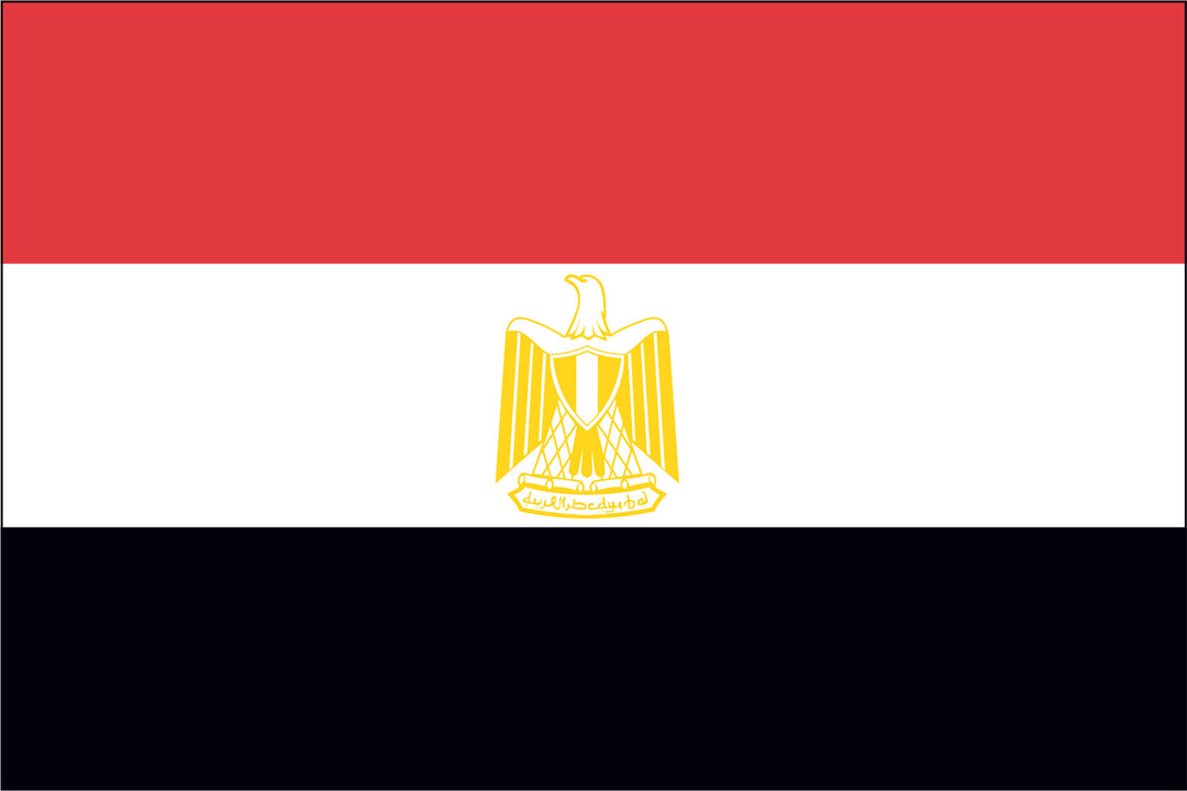 EGYPT NYLON PRINT FLAG - 3x5
