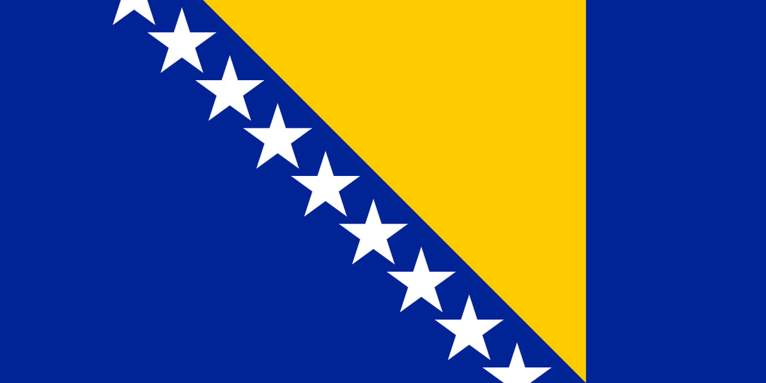 BOSNIA AND HERZEGOVINA NYLON PRINT FLAG - 3x5