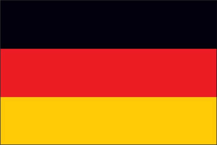 GERMANY NYLON PRINT FLAG - 3x5