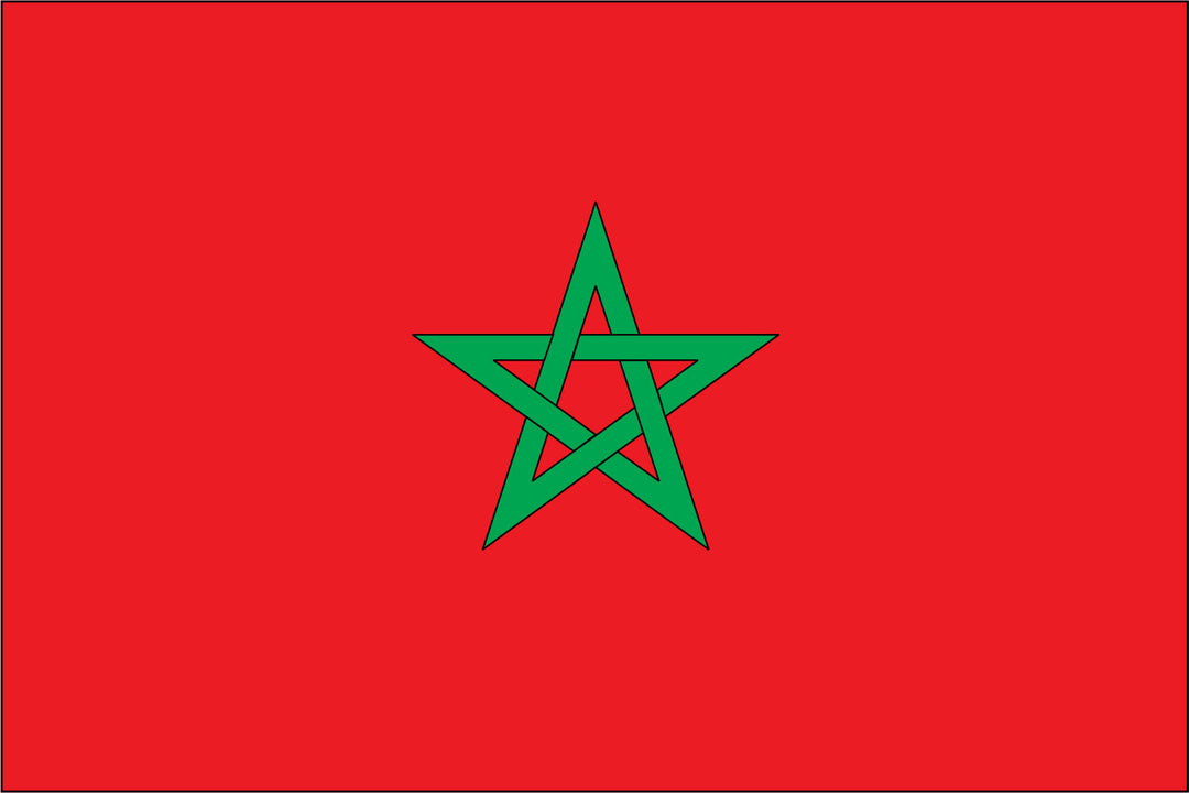 MOROCCO NYLON PRINT FLAG - 3x5
