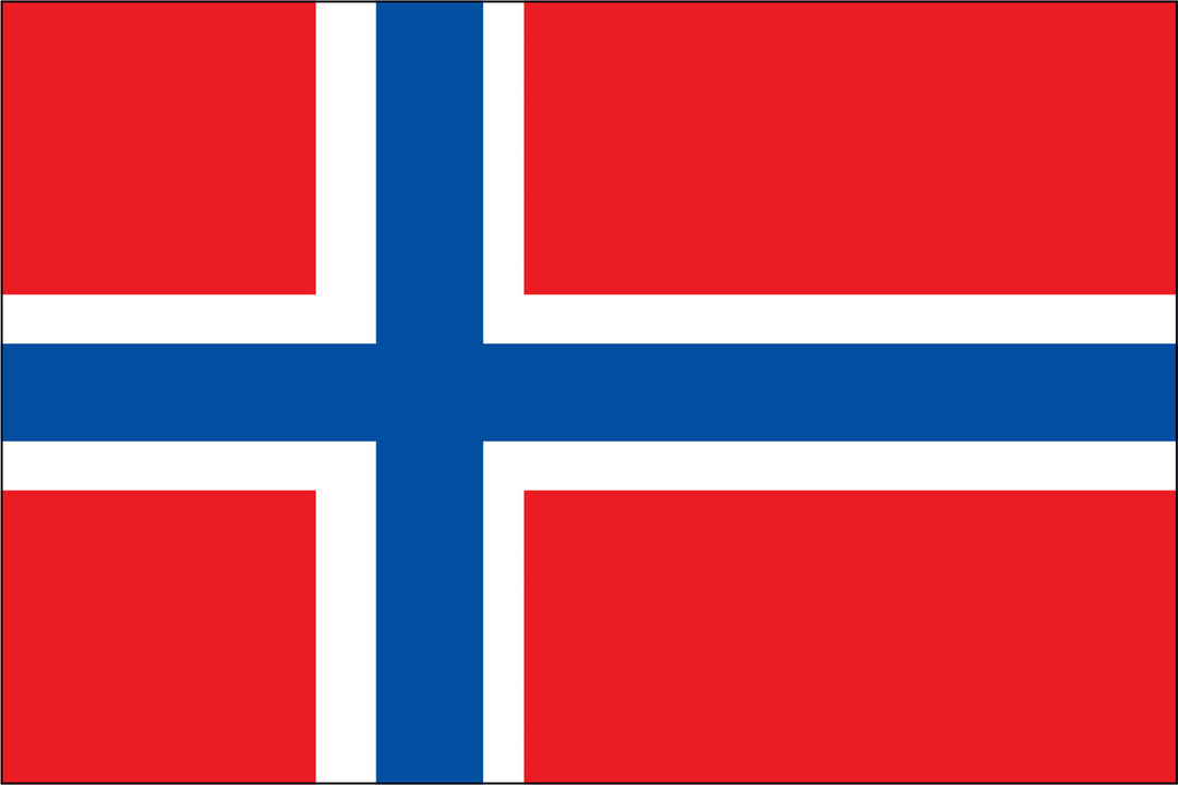 NORWAY NYLON PRINT FLAG - 3x5