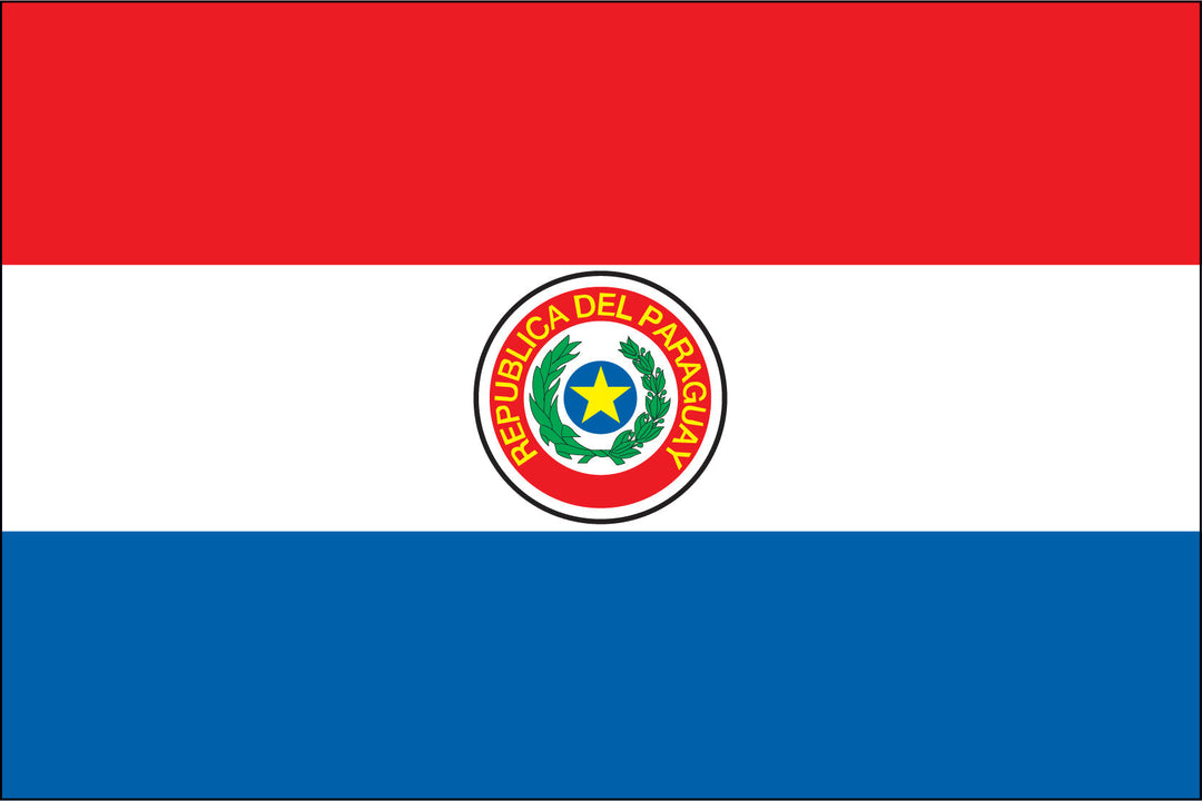 PARAGUAY NYLON PRINT FLAG - 3x5