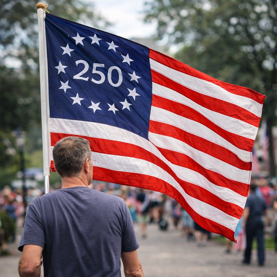 America 250 Betsy Ross Flags – Outdoor Nylon – Made In USA