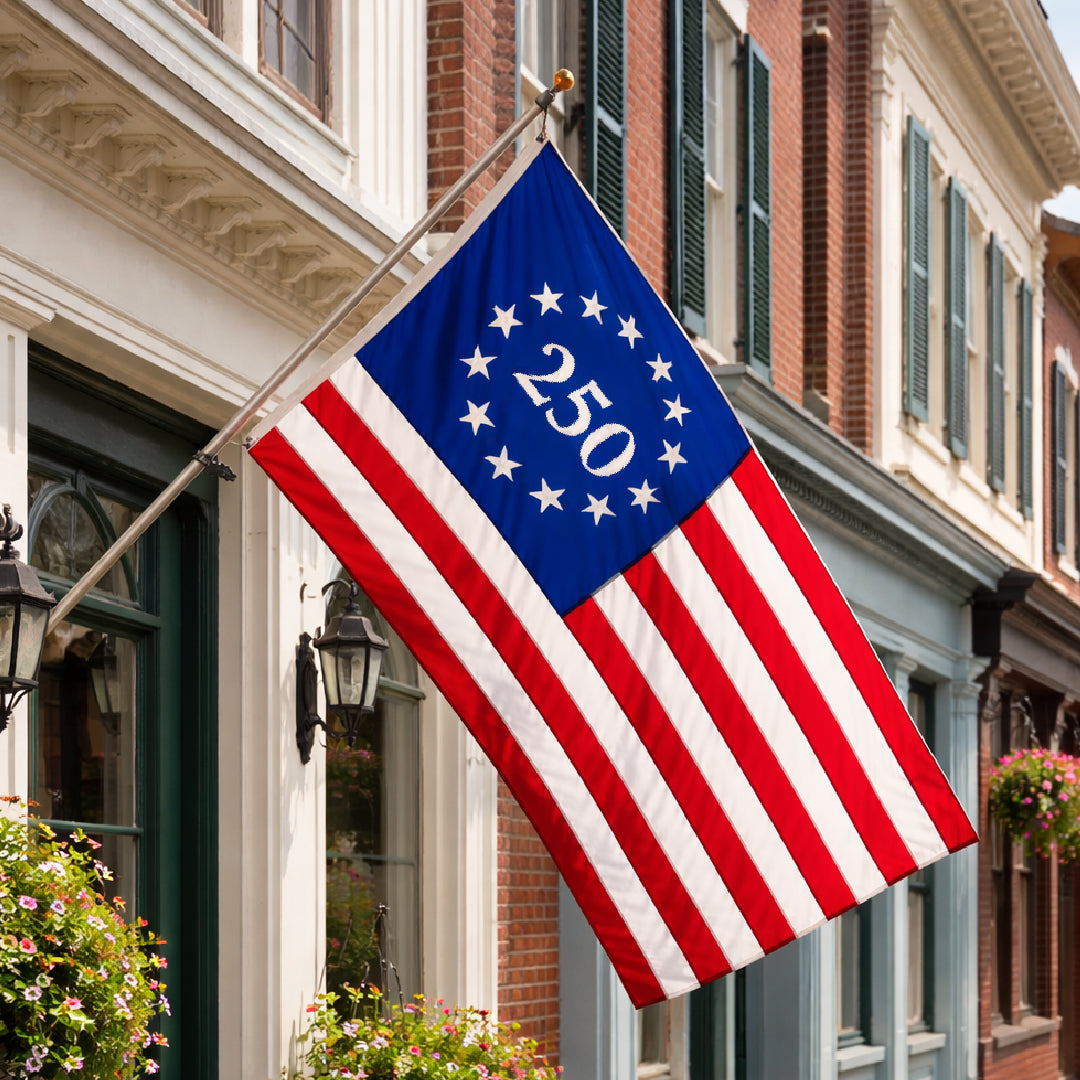 America 250 Betsy Ross Flags – Outdoor Nylon – Made In USA