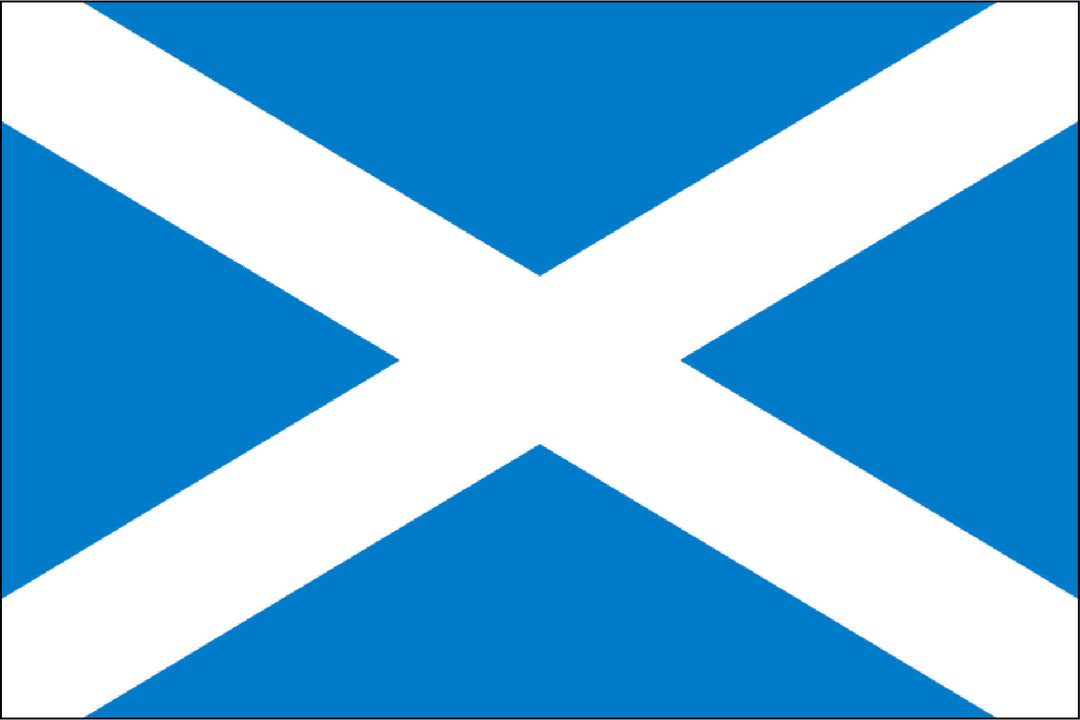 SCOTLAND - CROSS ST ANDREWS NYLON PRINT FLAG - 3x5