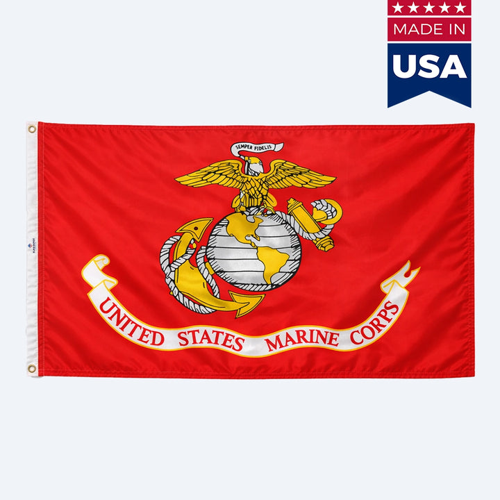 US Marine Corps  Flags – Outdoor Nylon – Made In USA