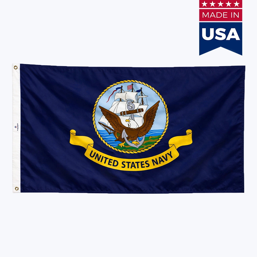 US Navy Flags – Outdoor Nylon – Made In USA