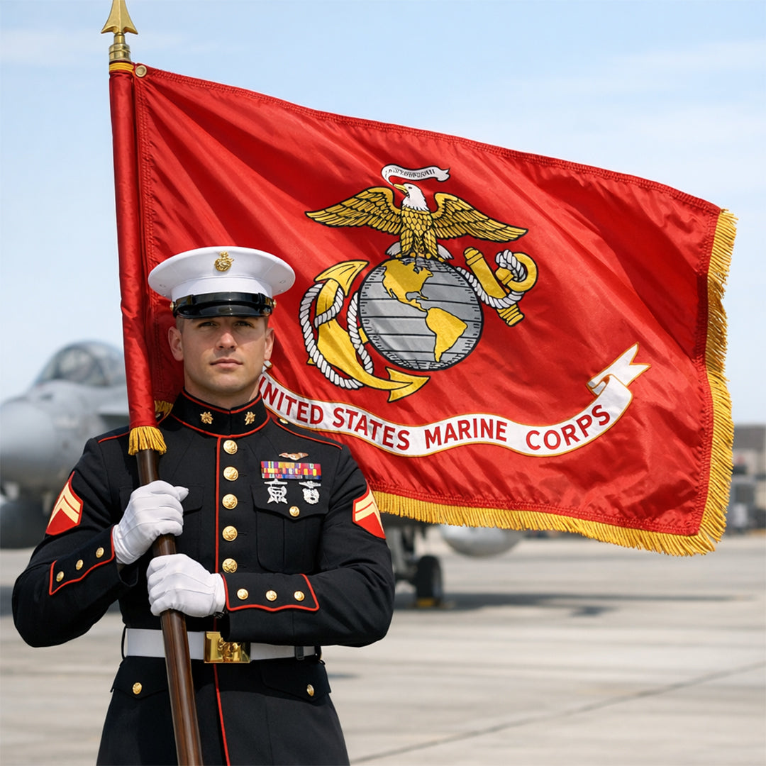 US Marine Corps  Flags – Outdoor Nylon – Made In USA