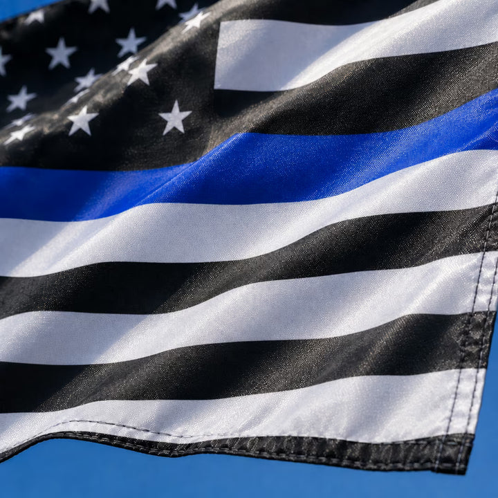 US Thin Blue Line Law Enforcement Flag