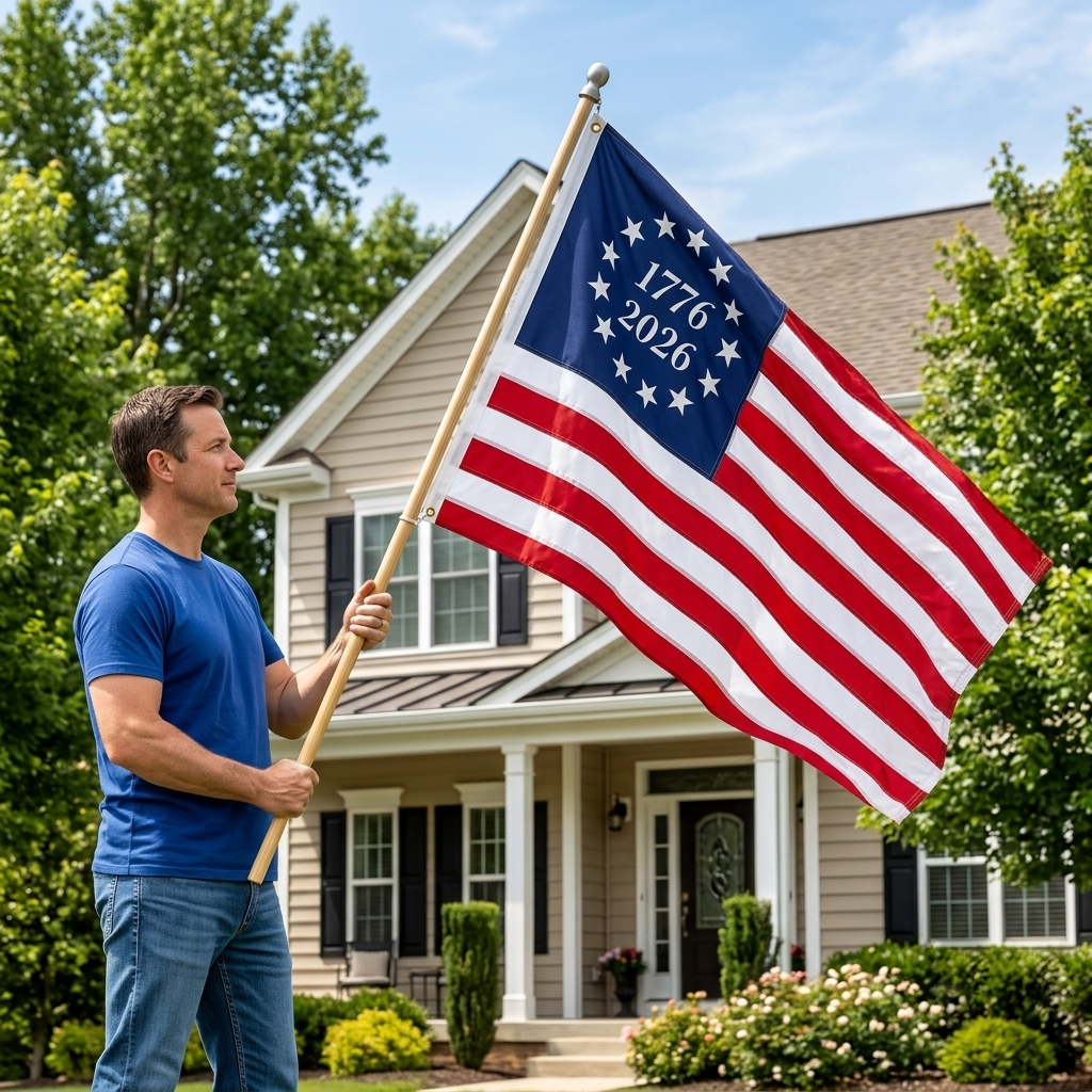 Betsy Ross America 250 1776 Flag