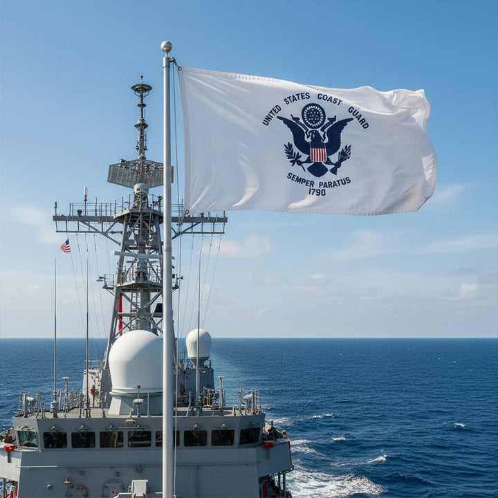 US Coast Guard Flags – Outdoor Nylon – Made In USA